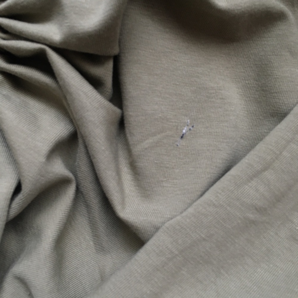 Noisy May Olive Green Ruched Long Sleeve - Picture 5 of 7